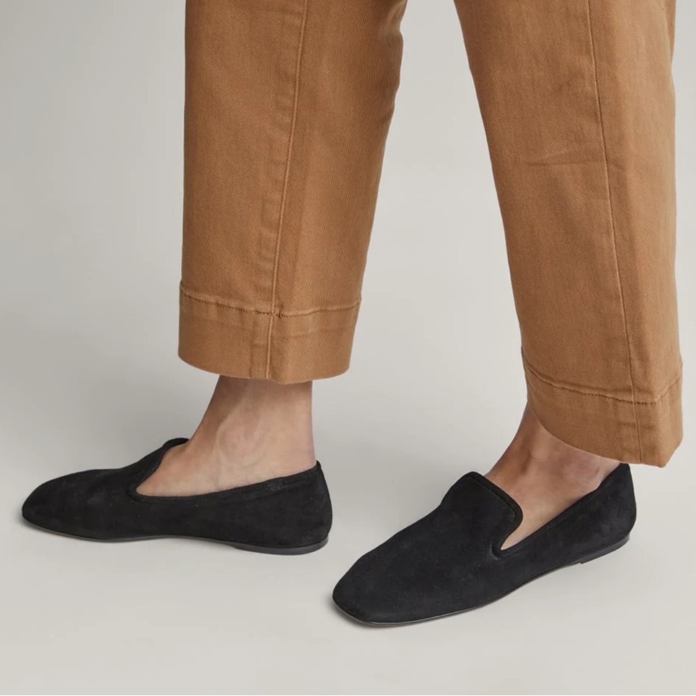 EVERLANE THE DAY LOAFER ITALIAN LOAFER IN BLACK SUEDE SIZE 7 - Picture 3 of 16